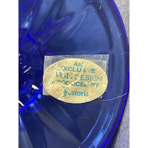 Fostoria Glass Avon George Washington Goblet Mt Vernon Pitcher Cobalt Blue - Picture 10 of 10